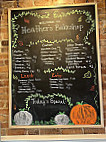 Heather's Bakeshop More menu