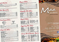 Maa Indian And Takeaway menu