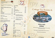 Cottage Tearooms Bistro menu