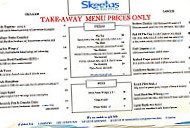 Skeetas Restaurant Bar Cafe menu