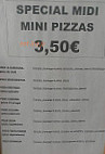 Pizzeria la Sardegna menu