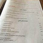La Mamounia menu