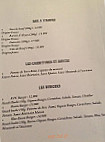 Le Bourgogne menu