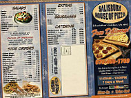 Salisbury House Of Pizza menu