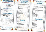 Gongoozler's Rest Cafe menu