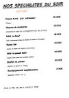 Le Rabelais Bar-Brasserie menu