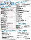 Pier 28 Pizza And Grill menu