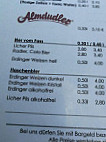 Landgasthof Rote Muhle menu