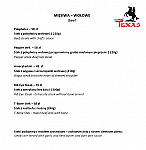 TEXAS SC menu