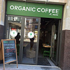 Organic Coffee inside