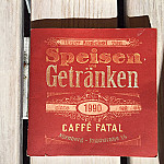 Cafe Fatal menu