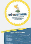 Cote Et Mer menu