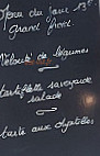 La Fontaine De Manon menu