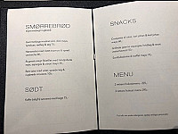 Passebaekgaard menu