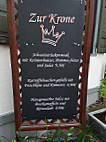 Zur Krone St. Goar menu
