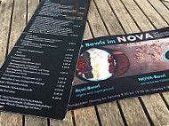 Cafe Nova menu