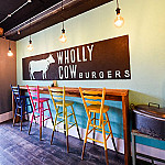 Wholly Cow Burger inside