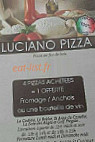 Lucianno Pizza menu