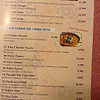 Maharaja menu