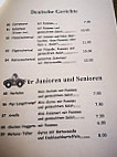Sportheim Kützberg menu