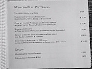 Schroeder's Wacht am Rhein menu