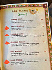 Flying Monkey menu
