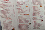 China Restaurant Dynastie menu