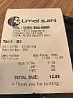 Umi Sushi Express menu