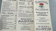 Pizzeria San Michele menu