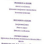 El Cortijo Tapas menu
