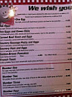 Pecos River Cafe menu