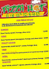 Pizza Hot menu