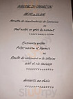 L'auberge Du Cabaretou menu