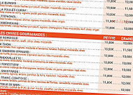La Baraque Des Forges menu