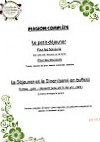 Domaine De Chantesse menu