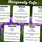 Horyzonty Cafe Karolina Brejnak menu
