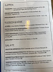 Berggasthaus Eggberge menu
