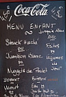 Caféteria Les Oliviers menu