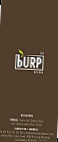 The Burp Kitchen menu