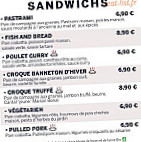 Banneton Sandwicherie Artisanale menu