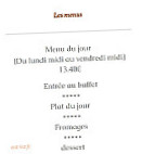 Le Puy D'alou menu