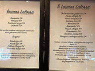 Ravintola Lalo menu