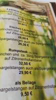 Gellbersch Haus Region Bostalsee menu