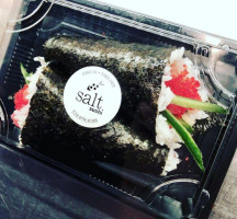 Salt. Sushi food