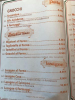 L'italiano menu