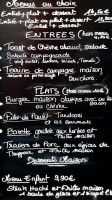 Du Côté Des Saveurs menu