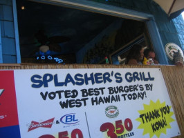 Splashers Grill food