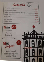 Brasserie De La Halle menu
