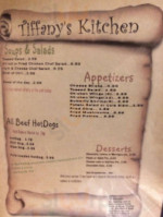 Tiffany's Kitchen menu