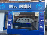 Mr Fish outside